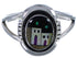 Silver Multicolor Pueblo Design Ring Size 6-1/4 TX41504